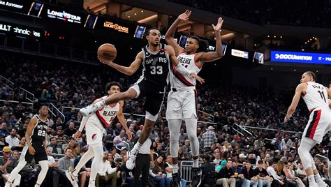 Bates-Diop leads Spurs past Blazers in inaugural Austin game